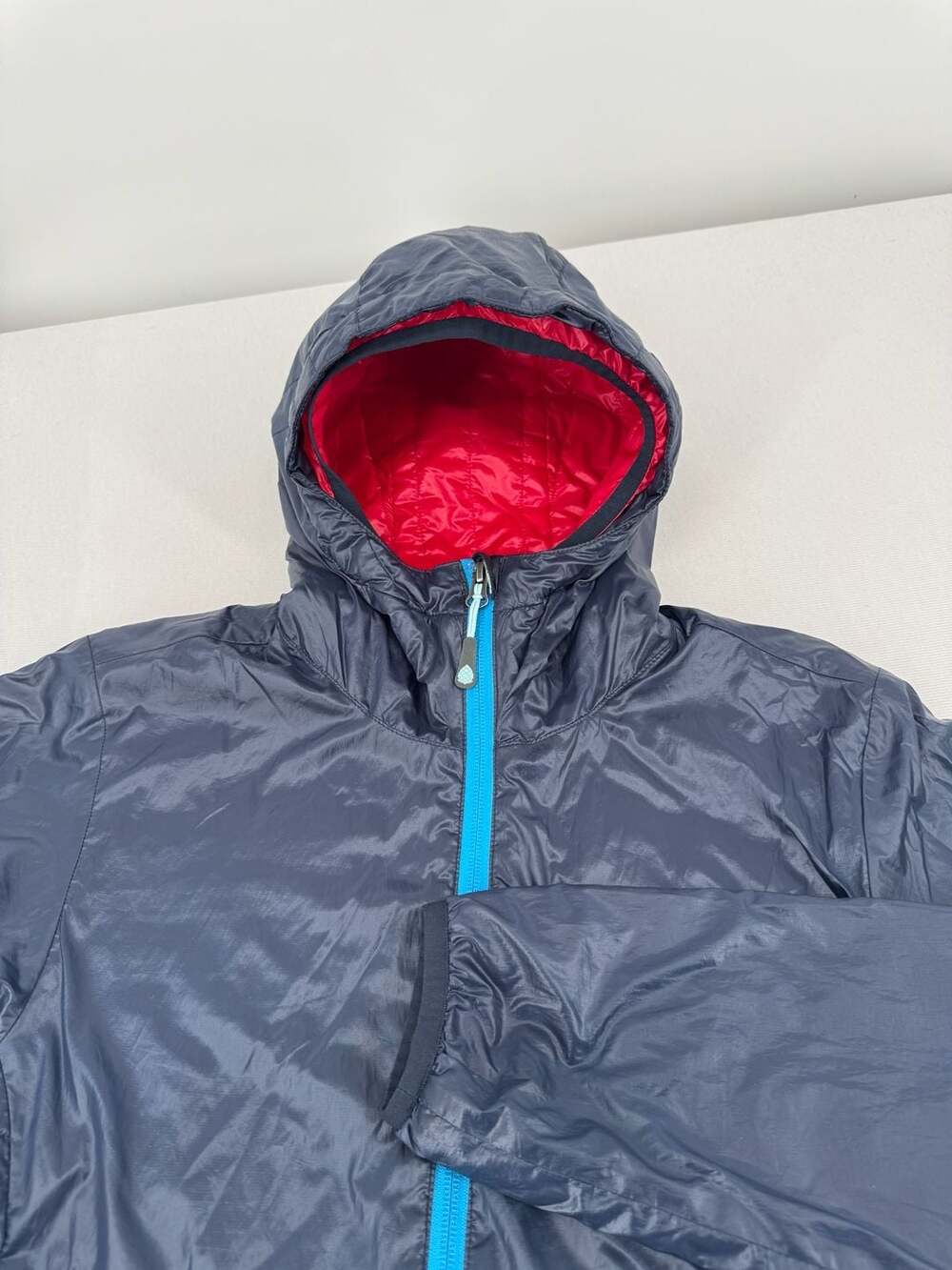 Stio Pinion Down Hooded Jacket Navy Blue